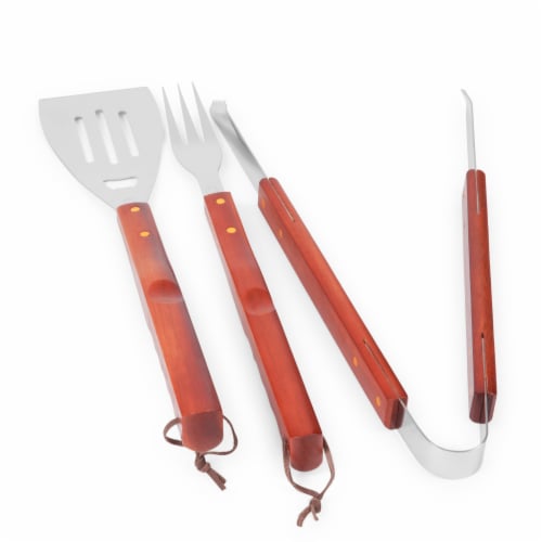 Texas Tech Red Raiders - 3-Piece BBQ Tote & Grill Set Perspective: bottom