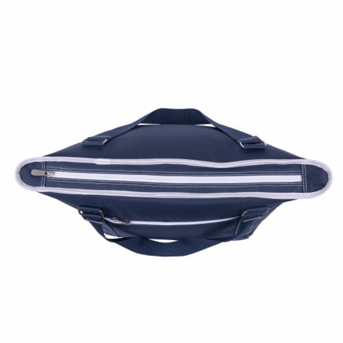 Topanga Cooler Tote Bag, Navy Blue Perspective: bottom