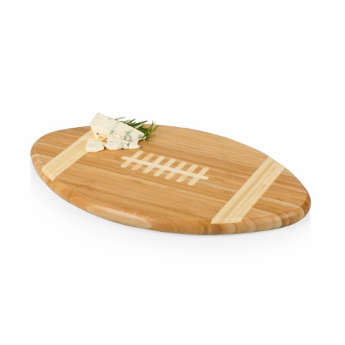 Touchdown! Football Cutting Board & Serving Tray, Bamboo Perspective: bottom
