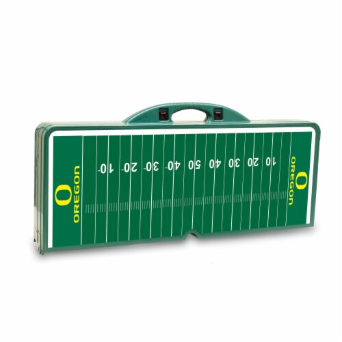 Picnic Time Oregon Ducks Portable Picnic Table Perspective: bottom