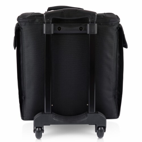 Bodega Rolling Wine Cooler, Black Perspective: bottom