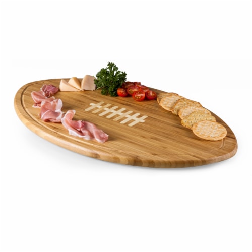 Kickoff Football Cutting Board & Serving Tray, Bamboo Perspective: bottom