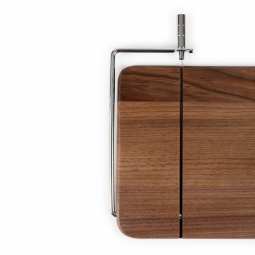 Meridian Black Walnut Cutting Board & Cheese Slicer, Black Walnut Perspective: bottom
