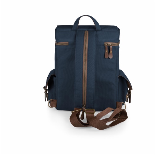 Moreno 3-Bottle Wine & Cheese Tote, Navy Blue Perspective: bottom