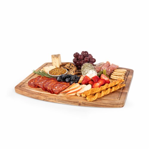Ovale Acacia Cutting Board, Acacia Wood Perspective: bottom
