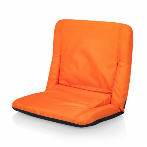 Ventura Portable Reclining Stadium Seat, Orange Perspective: bottom