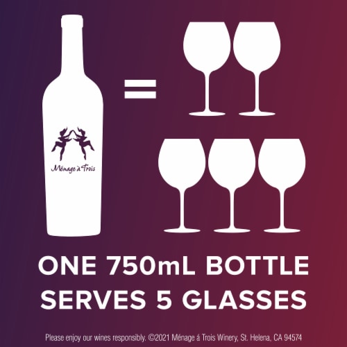 Menage a Trois Luscious Pinot Noir Red Win Perspective: bottom