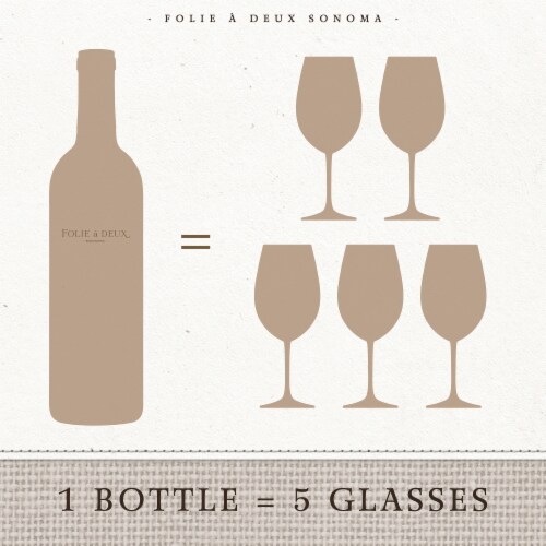 Folie a Deux Alexander Valley Cabernet Sauvignon California Red Wine 750 ml Perspective: bottom