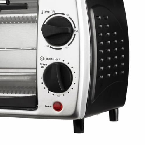 Black Decker 4 Slice Toaster Oven - Stainless Steel, 1 - Kroger