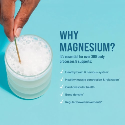 Natural Vitality CALM Raspberry Lemon Magnesium Supplement Drink Mix Perspective: bottom