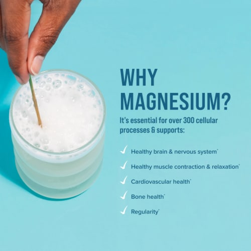 Natural Vitality CALM Unflavored Magnesium Supplement Drink Mix Perspective: bottom