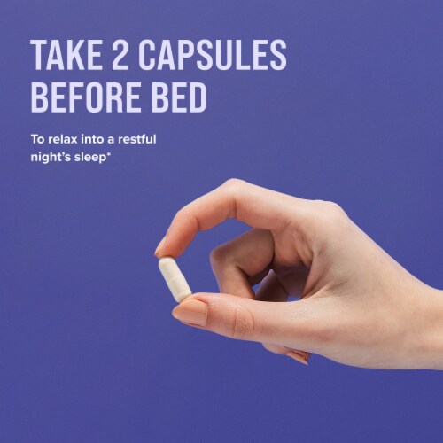 Natural Vitality CALM Sleep Magnesium Supplement Capsules Sleep Supplement Perspective: bottom