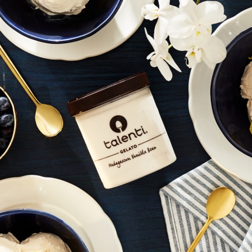 Talenti Madagascan Vanilla Bean Gelato Pint Perspective: bottom