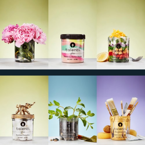Talenti Italian Espresso With Chocolate & Mocha Flavors Coffee Chocolate Chip Gelato Pint Perspective: bottom