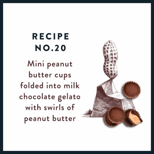 Talenti Chocolate Peanut Butter Cup Gelato Pint Perspective: bottom