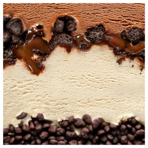 Talenti Layers Vanilla Fudge Cookie Gelato Pint Perspective: bottom