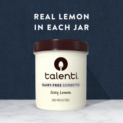 Talenti Dairy-free Sorbetto Zesty Lemon 1 Pint Perspective: bottom