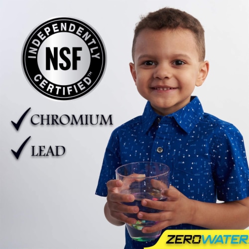 Zerowater® 5-Stage Ion Exchange Replacement Water Filter Perspective: bottom