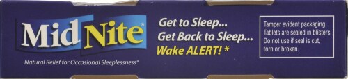 MidNite Sleep Aid Tablets Perspective: bottom