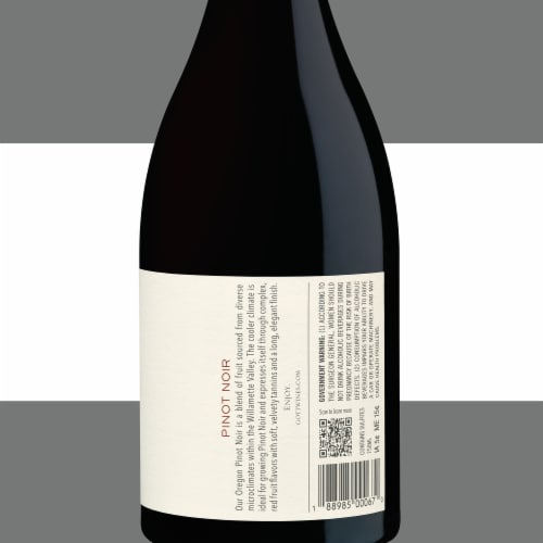 Joel Gott Pinot Noir Oregon Red Wine Perspective: bottom