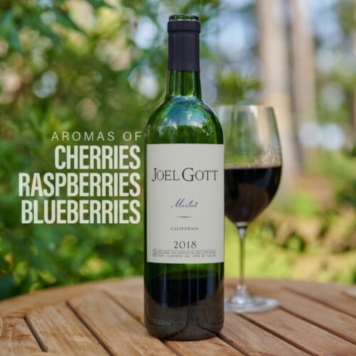 Joel Gott Merlot Wine Perspective: bottom