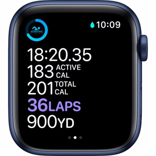 Apple Series 6 Watch - Blue Perspective: bottom