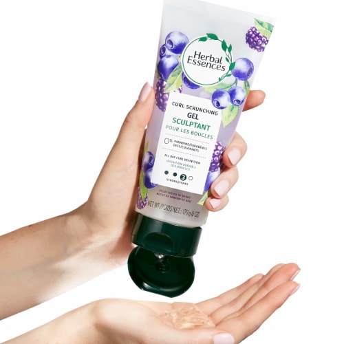 Herbal Essences Curl Scrunching Hair Spray Gel, 24-hour Hold and Frizz Control Perspective: bottom
