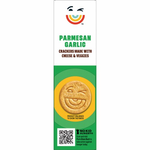 Kellogg's® Pure Organic Parmesan Garlic Snack Crackers Made with Cheese and Veggies Perspective: bottom
