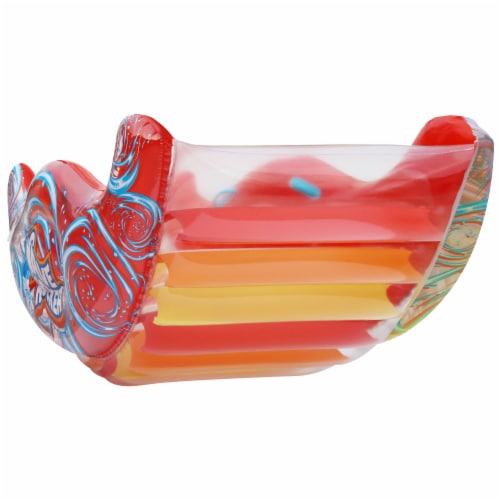 Banzai Tidal Blast Wave Rocker Inflatable 2 Person Pool Float Water Toy Red for sale online 