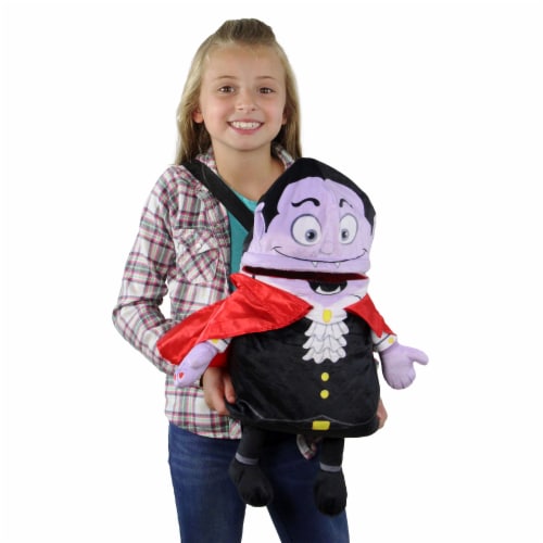 Northlight 21  Black and Red Vampire Unisex Child Trick or Treat Halloween Bag Costume Perspective: bottom