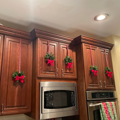 Northlight Mini Pine Artificial Christmas Wreath - 5-Inch, Unlit Perspective: bottom