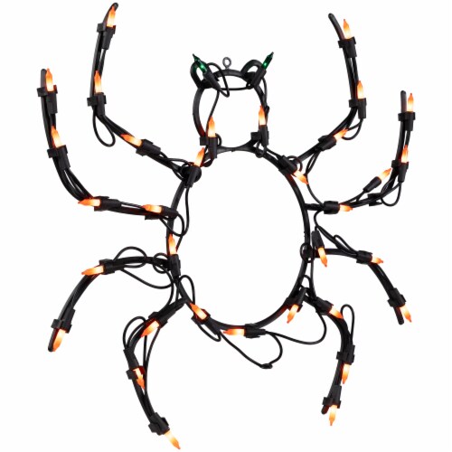Northlight 15 Lighted Spider Halloween Window Silhouette Decoration Perspective: bottom