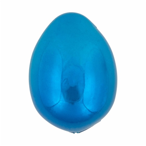 Northlight 6ct Multicolor Metallic Easter Egg Decorations 3.5 Perspective: bottom