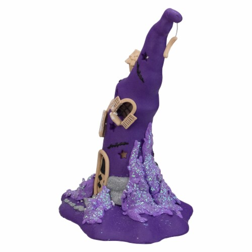 Kurt Adler 10.43 Battery Operated Witches Hat Halloween Table Top Decor Perspective: bottom
