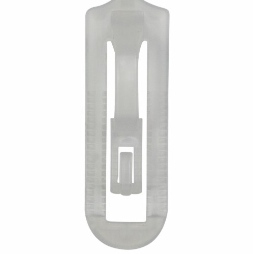 Northlight 26ct Clear Omni All-In-One Universal Gutter and Shingle Christmas Light Clips Perspective: bottom
