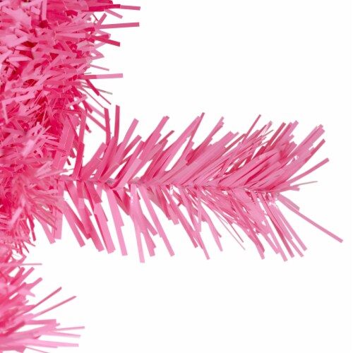 Northlight 36 Pink Spruce Artificial Christmas Wreath, Unlit Perspective: bottom