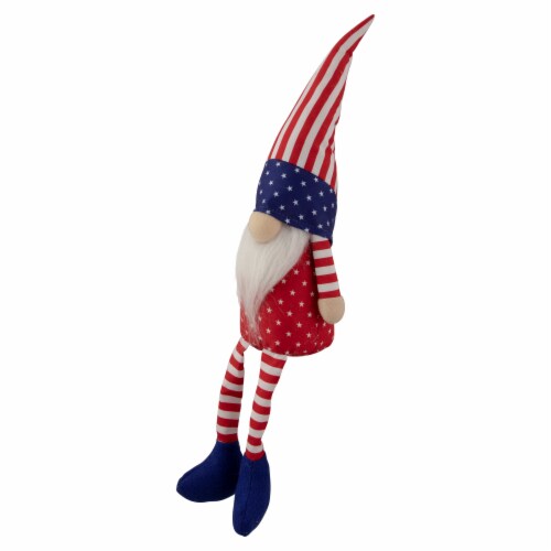 Northlight 17.75  Sitting Patriotic Boy 4th of July Gnome Perspective: bottom