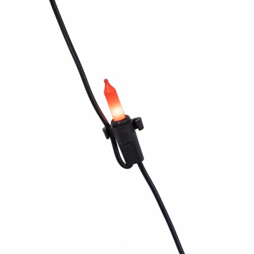 Northlight 5' Lighted Orange and Black Spider in Web Halloween Decoration, Black Wire Perspective: bottom