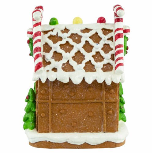 Northlight 5.75 Gingerbread House Christmas Stockin Holder Perspective: bottom