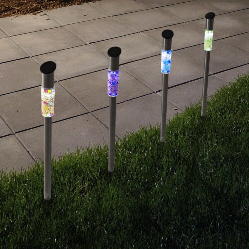 Pure Garden 50-180 Solar Outdoor LED Light Perspective: bottom