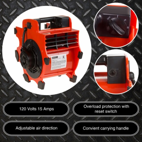 Stalwart 75-CAR1034 3 Speed Portable Adjustable Industrial Fan Blower Perspective: bottom
