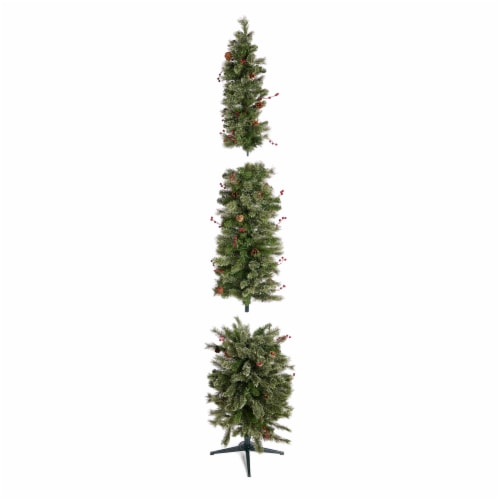 Home Heritage Pencil 9' Prelit Artificial Christmas Tree w/ 500