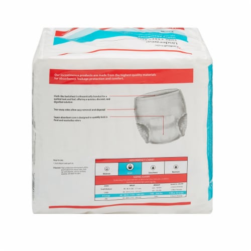 Covidien Disposable Underwear X-Large, Heavy, 14 Ct Perspective: bottom