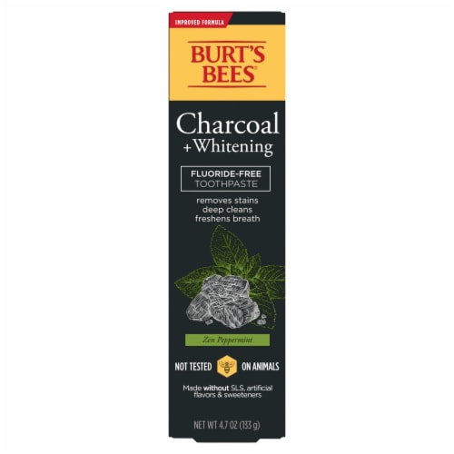 Burt's Bees Fluoride-Free Zen Peppermint Charcoal Toothpaste Perspective: bottom