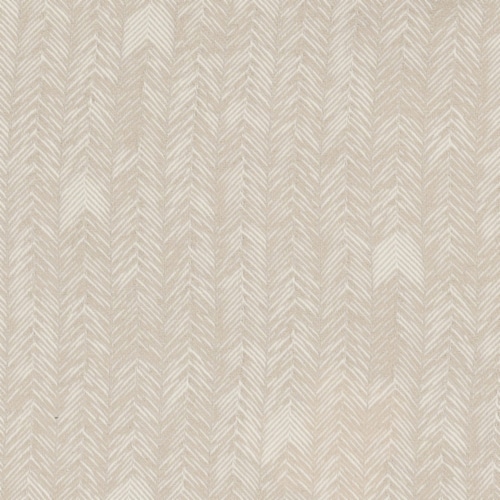 Zima Queen Size Cotton Duvet Cover, Woven French Herringbone Pattern, Beige- Saltoro Sherpi Perspective: bottom
