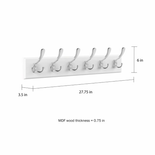 Wall hook rail outlet