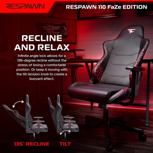 Ergonomic Racing Gaming Chair, Red