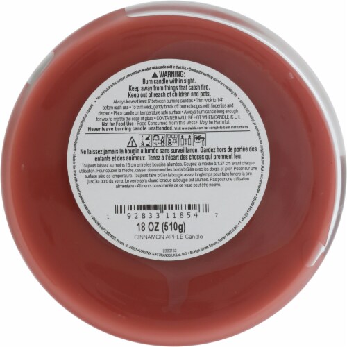 WoodWick® Nature's Wick 3-Wick® Cinnamon & Apple Scented Large Jar Candle Perspective: bottom