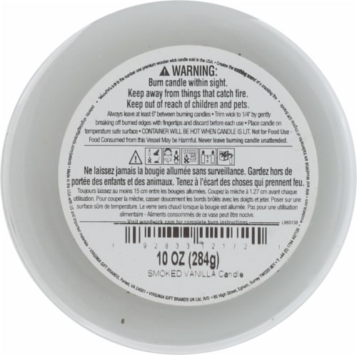 WoodWick® Nature's Wick® Smoked Vanilla Jar Candle Perspective: bottom