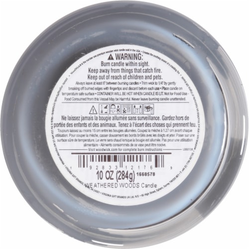WoodWick® Nature's Wick® Weathered Wood Jar Candle Perspective: bottom